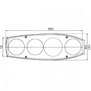 Feu arri�re droit Caraluna 2 HELLA Reconditionn�