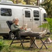 Repose jambes Travelounger Standalone noir BRUNNER