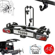 Porte-vélos basculant sur attelage Enduro TG260