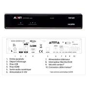 D�modulateur pointeur UHD SATMATIC ALDEN TNTSAT