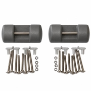 Kit de fixation sup�rieure gris HYMER pour porte-v�los universel lot de 2