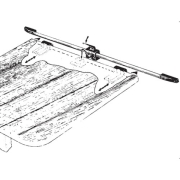 Glissière de table 95 cm retaillable