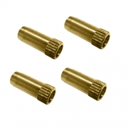 Fourreau de 6 mm pour tuyau cuivre - lot de 4