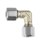 Raccord gaz coud bicone 10mm
