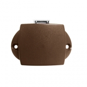 Serrure de meuble 1 point marron