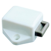 Mini serrure  poussoir blanche