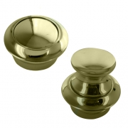 Bouton et rosace dore