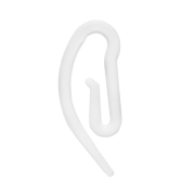 Agrafes plastiques blanches grand modle par 25