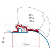 Adaptateur store Fiamma F65 F80 Ducato avant 2006