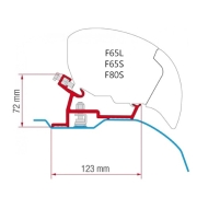 Adaptateur store Fiamma F65 et F80 Ducato aprs 2007