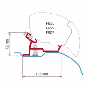 Adaptateur store Fiamma F65 et F80 Ducato aprs 2007