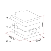 WC portable bi-pot 34 Fiamma