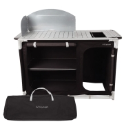 Meuble de cuisine XL Mercure avec �vier et pare-flamme BAYASUN