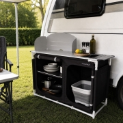 Meuble de cuisine XL Mercure avec �vier et pare-flamme BAYASUN