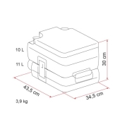 WC portable bi-pot 30 Fiamma