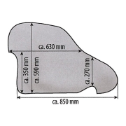 Housse de protection flche caravane