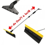 Raclette pare brise en alu tlescopique 118cm