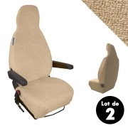 Housses si�ges camping car Beige-Sable Le Sellier