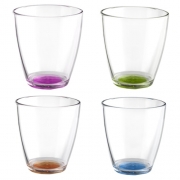 Lot de 4 Verres Tahiti antidrapant