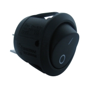 Interrupteur 12V  encastrer noir ds MR16