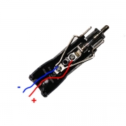 Fiche 12V DIN 12mm et 20mm avec fusible 8A