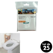 Protection WC en papier par 25