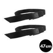 Sangles de blocage noires par 2