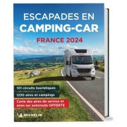 Guide Escapades en Camping-car France 2024 + Carte offerte