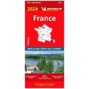 Carte de France Michelin 2024
