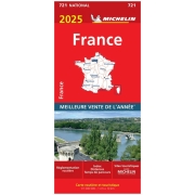 Carte de France Michelin 2025