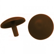Cache vis  pointe MARRON FONCE par 10