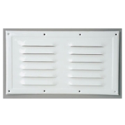 Grille aluminium blanche 130 x 230 mm