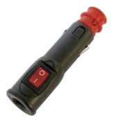 Fiche 12 V 8A avec interrupteur