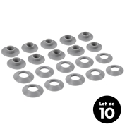 Lot de 10 oeillets avec rondelles