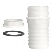Raccord droit perage 41mm tuyau 40mm