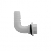 Raccord coud perage 21mm tuyau 20mm