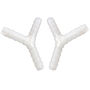 Raccord Y, plastique, diamtre 12, les 2