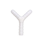 Raccord Y, plastique, diamtre 12, les 2