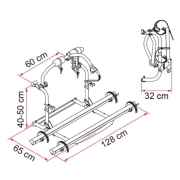 Porte vlos FIAMMA Carry Bike CL camping car