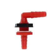 Raccord coud passage de paroi diam 10 et 12 mm