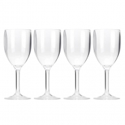 Lot de 4 verres  vin