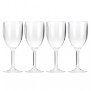 Lot de 4 verres  vin