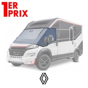 Pare-soleil universel Supra intégral HINDERMANN - volet extérieur pare-brise  camping-car - H2R Equipements