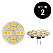 Lot 2 Ampoules LED G4 280 Lumens 1,9W 28mm fiches AR