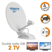 Antenne satellite automatique Antarion G6+ Connect Twin 2 ttes 72cm
