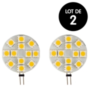 Lot 2 Ampoules LED G4 240 Lumens  1.9W 30mm