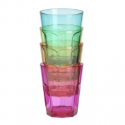 Lot de 4 verres 34 cl SODA multicolore