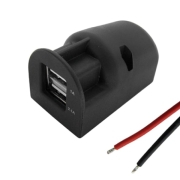 Prises USB en saillie 12V 1A et 2,1A