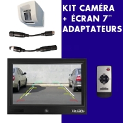 Caméra de recul IDCAM 710HDCWBA adaptateur + écran 7 pouces