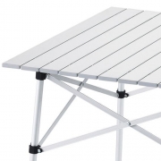 Table parapluie ALU Duo Trigano 70x70